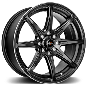 Racing Hart Concepts Echo Satin Black Machined Lip